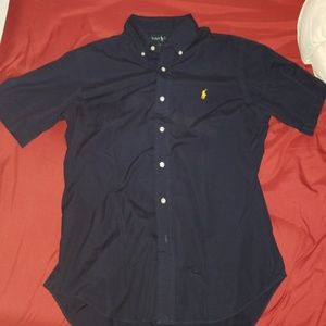 Polo ralph Lauren short sleeve button up shirt.